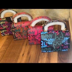 Princesses Graffiti purse